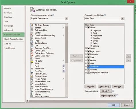 Excel Vba Solutions How To Show The Developer Tab In Excel 2013