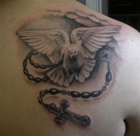 Dove tattoo design on back of neck for women. 101 Peace Dove Tattoos For Men and Women (2018 ...
