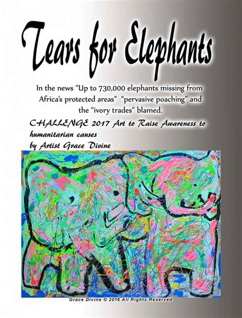 Art And Book Responds To News About 730000 Missing Elephants In Africa