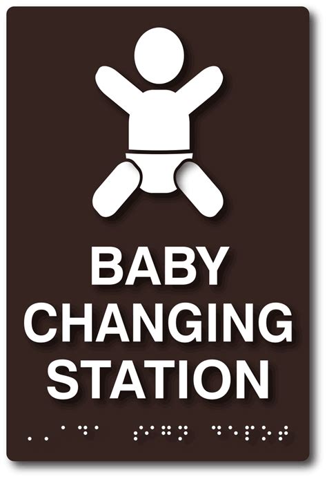Ada Compliant Diaper Changing Station Restroom Sign Ada Sign Depot