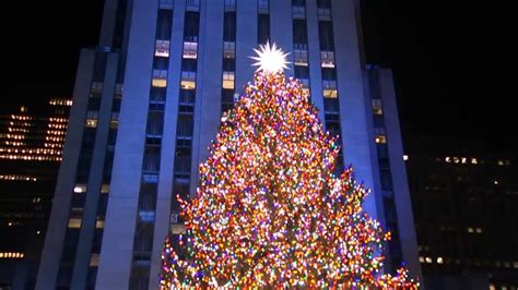 Rockefeller Center Christmas Tree Lit Up For The Holidays With Virus