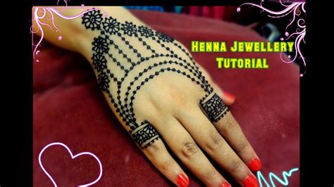 Diy Best And Beautiful Ornamental Jewellery Henna Mehndi Design