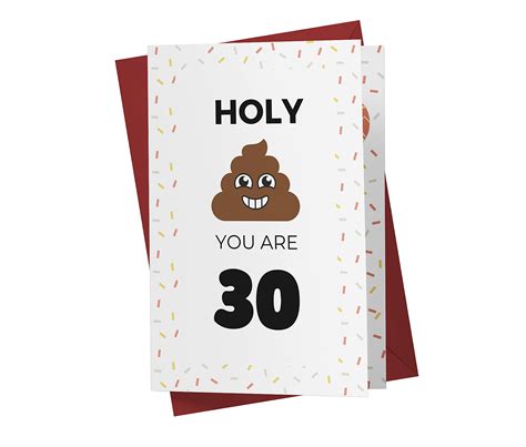 Buy Funny 30th Birthday Card Funny 30 Years Old Anniversary Card Happy 30th Birthday Card