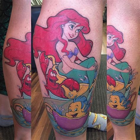 🦄jackie Huertas 🌈 On Instagram Mermaid Teacup Babe🐠🦀i Got To Tattoo