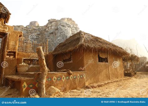 Rural Village Poor House India Stock Photo Image Of Case