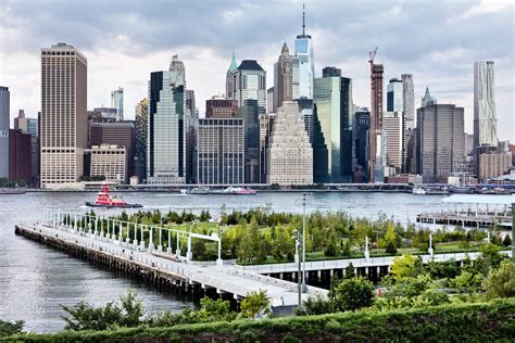 Brooklyn Waterfront Art Print New York City Manhattan Print NYC Print