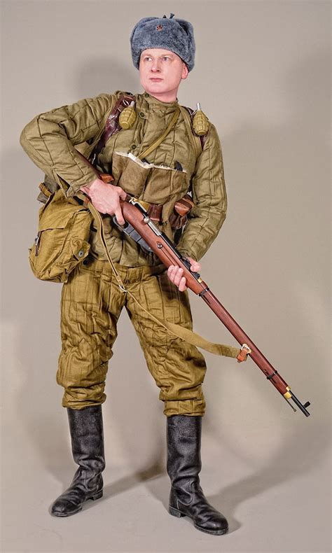 Military Uniform Soviet Soldiers Ww2winter 02 By Mazuskarl On