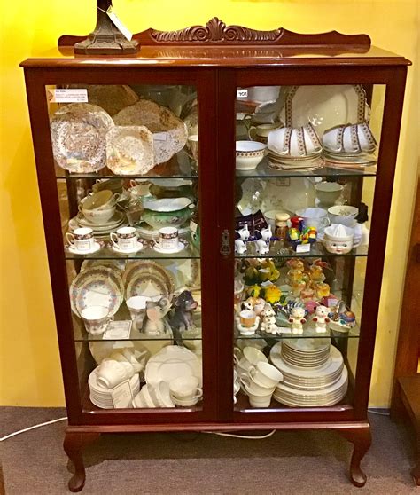 China Cabinet Crystal Display Case Islington Antiques And Interiors