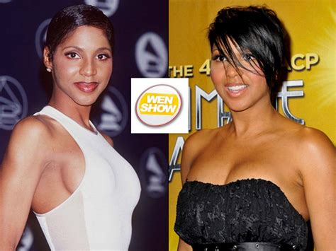 Sinatra's acceptance speech is cut short. Toni Braxton Before After Nose Job, Breast Implants