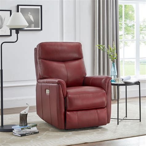 Amax Leather Columbia Power Leather Recliner 6915w 10p2 2169