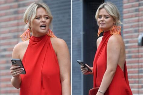 Emily Atack Shows Off Her Curves In A Clingy Dress As She Attends A