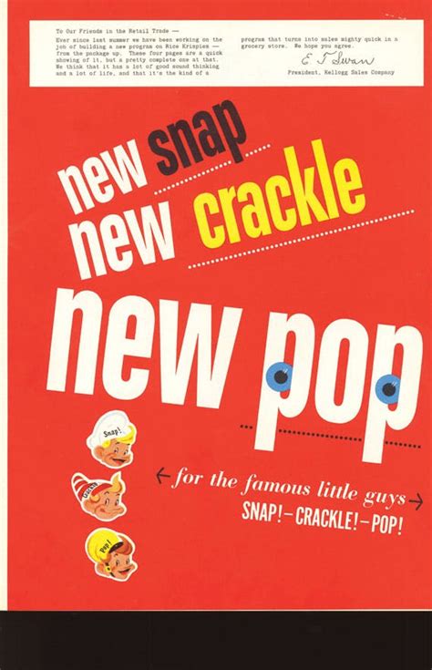 A History Of Kellogs Snap Crackle Pop Slogan Creative Review