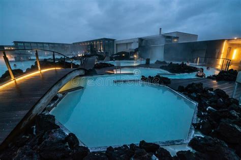 Geothermal Spa Blue Lagoon In Reykjavik Iceland Editorial Stock Photo