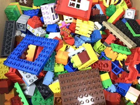 Lot Large Duplo Lego Blocks