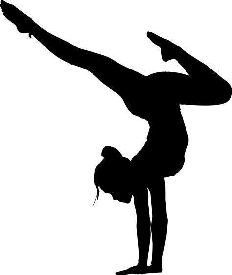 Download Gymnastics Svg Dancer Silhouette Yoga Poses Silhouette Png Images And Photos Finder