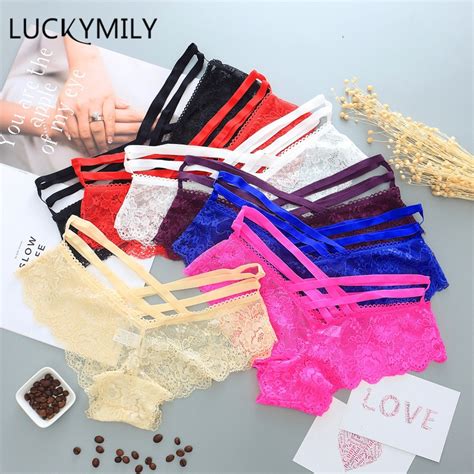Luckymily 2018 New Arrival Women Sexy Trendy Panties Ladies Flower Lace