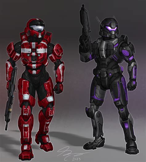 Commission Spartan Duo By Guyver89 On Deviantart