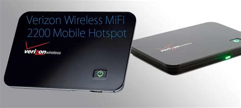 Verizon Mifi 2200 Portable Mobile Hotspot At A Glance