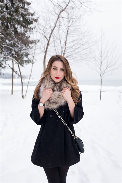 OOTD Winter Chic With Faux Fur La Petite Noob A Toronto Based