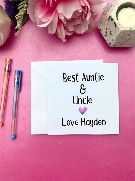 Auntie And Uncle Mug Set Auntie Mug Personalised Auntie Etsy Uk