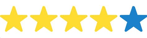 The Reservation And Follow Up Were Very Good Row Of Stars Clipart