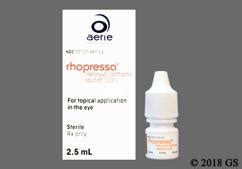 Who is the manufacturer of netarsudil ophthalmic solution? Rhopressa Prices, Coupons & Savings Tips - GoodRx