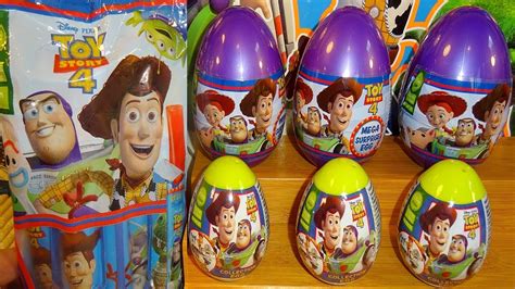 2019 New Disney Toy Story 4 Mega Surprise Eggs And Ice Lollies Frozen And