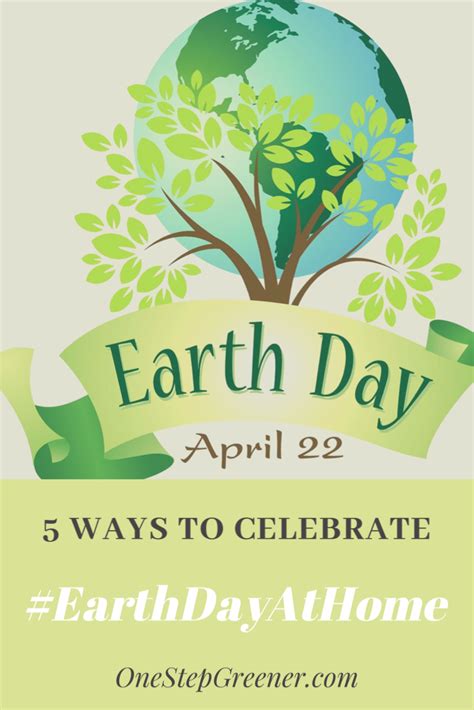 5 Ways To Celebrate Earth Day At Home Earth Day Earth Day Crafts