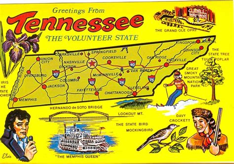 Tennessee Map | Tennessee map, Tennessee, State of tennessee