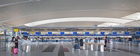 With an average of 47 million annual passengers since 2007, and having handled 49 million in 2012, jfk is one of the leading us international airport. John F. Kennedy International Airport Terminal 4 | Steel ...