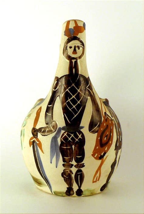 Pablo Picasso Cavalier Et Cheval Ar 137 Ceramic Stamped Madoura