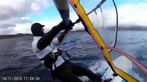 A 50 km de jezero milada. Windsurfing jezero Milada listopad 2015 - Petr Vinš - YouTube