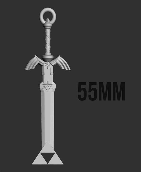the legend of zelda master sword 3d model 3d printable cgtrader
