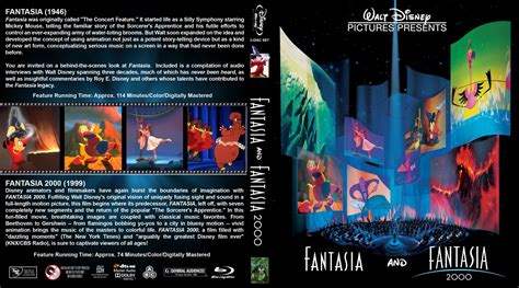 Fantasia Fantasia 2000 Movie Blu Ray Custom Covers Fantasia
