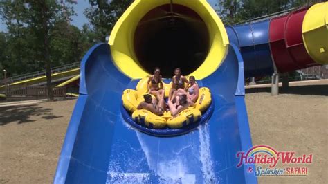 Mammoth Water Coaster At Holiday World And Splashin Safari Youtube