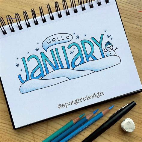 Pin By Isobel Cooper On Bullet Journal Doodles In 2020 January Bullet
