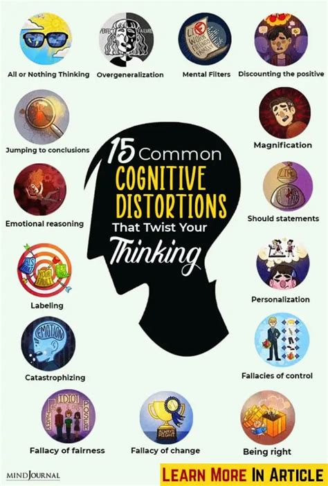 15 Common Cognitive Distortions That Twist Your Thinking