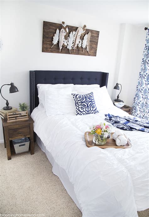 Modern Farmhouse Guest Bedroom Makeover Blooming Homestead