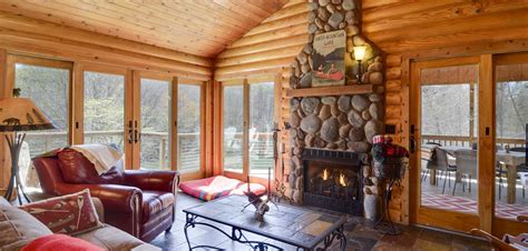 The creek, however, cannot be seen from the cabins. Rustic Smith Mountain Lake Cabin Rentals | Weekend Rentals ...