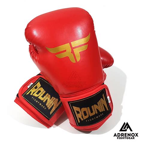 rounin fightware boxing glove contender red sarung tinju merah