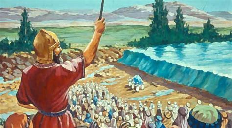 The Bible In Paintings 58 Joshua Leads Israel Across The Jordan River