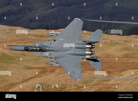 Mcdonnell Douglas F 15e Strike Eagle Low Level Flight Training In