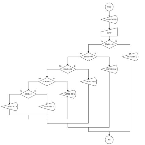 Jecm Programaci N De Software Diagrama De Flujo Edades