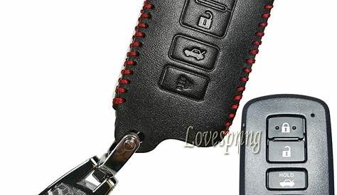 4Buttons Remote Leather Key Fob Cover Case Hoder Protector For 2015