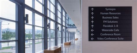 Interior Wayfinding And Directional Signage Signbox Architectural