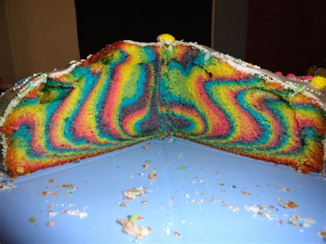 Ideen zum einrichten … impuls küchen: Dreifarbiger Kuchen ohne Creme dazwischen? (Farbe, backen)