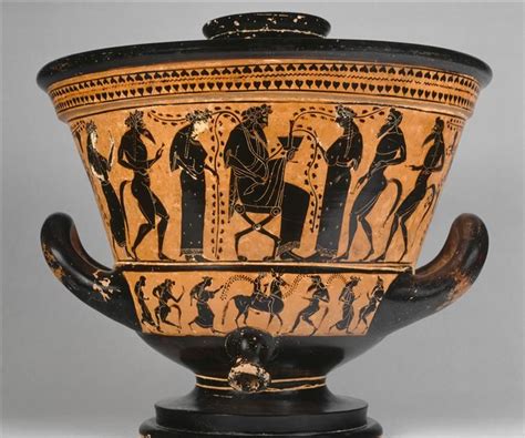 La Représentation Du Mythe De Dionysos Art Grecque Antique Poterie