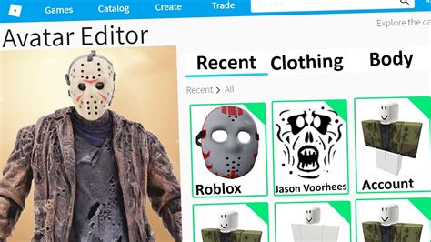 Making Jason Voorhees A Roblox Account Friday The 13th Youtube