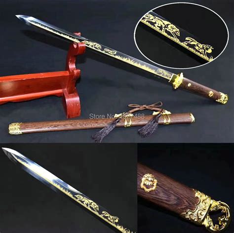Handmade Full Tang 1095 High Carbon Steel Sharp Chinese Sword Kungfu
