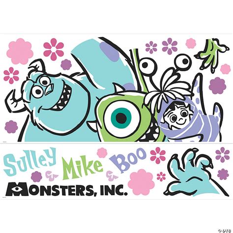 Monsters Inc Peel And Stick Giant Wall Decals Oriental Trading